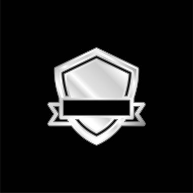 Rozet gümüş kaplama metalik simge