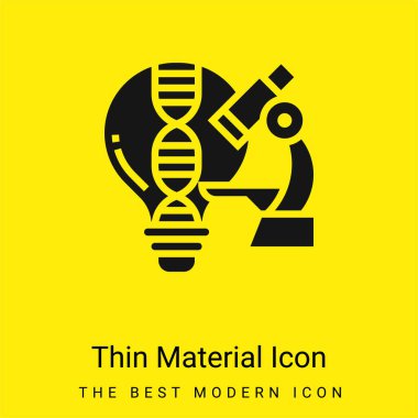 Analyze minimal bright yellow material icon clipart
