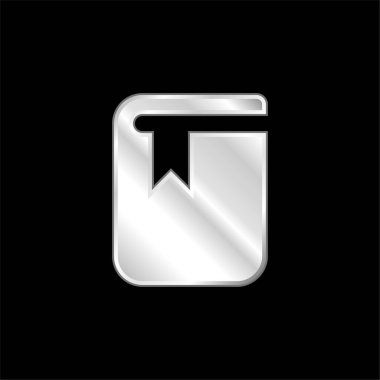 Gümüş kaplama metalik simge