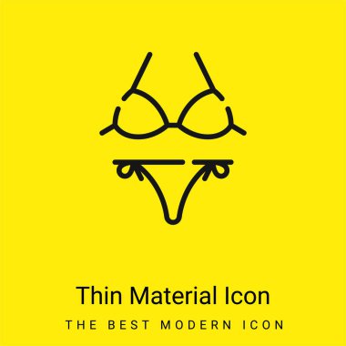 Bikini en az sarı madde simgesi