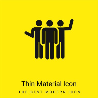 Asgari düzeyde parlak sarı madde simgesi