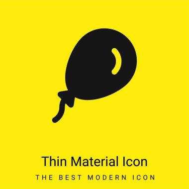 Balon en az parlak sarı madde simgesi