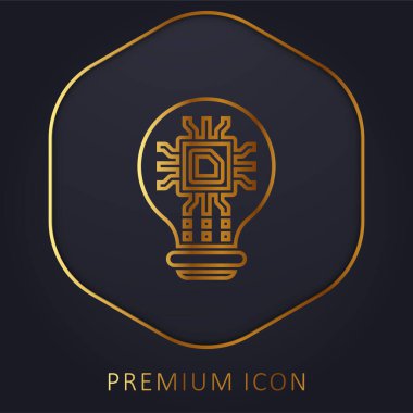 Yapay Zeka Altın Çizgisi logosu veya simgesi