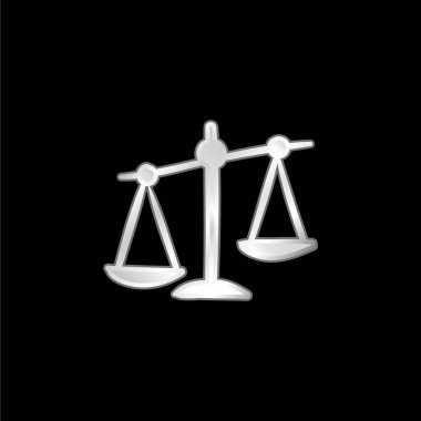 Gümüş kaplama metalik simge