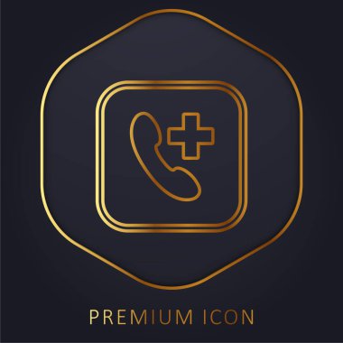 Çağrı hattı premium logosu ya da simgesi ekle