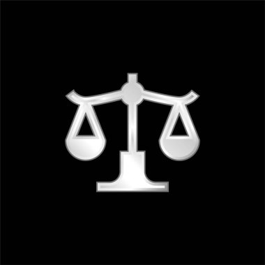 Gümüş kaplama metalik simge