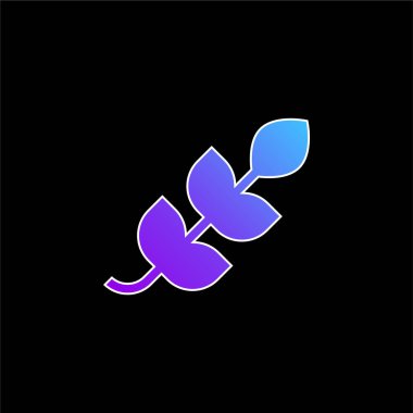 Dal mavi gradyan vektör simgesi