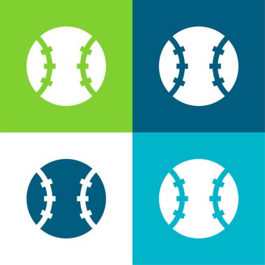 Beyzbol Düz Düz Renk en az simge kümesi