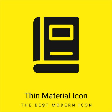 Kitap en az parlak sarı malzeme simgesi