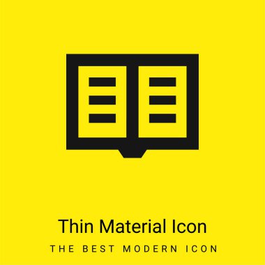 Kitap en az parlak sarı malzeme simgesi