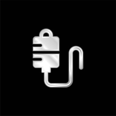 Kan Torbası gümüş kaplama metalik simge