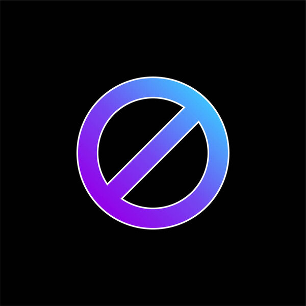 Значок голубого градиента