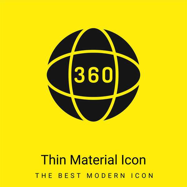 Angle minimal bright yellow material icon