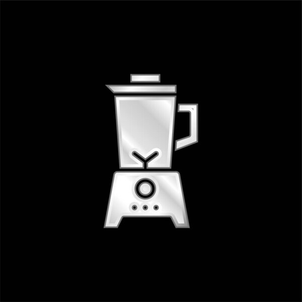 Серебристый блендер
