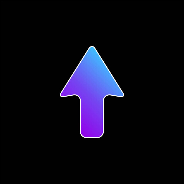 Arrow Up blue gradient vector icon