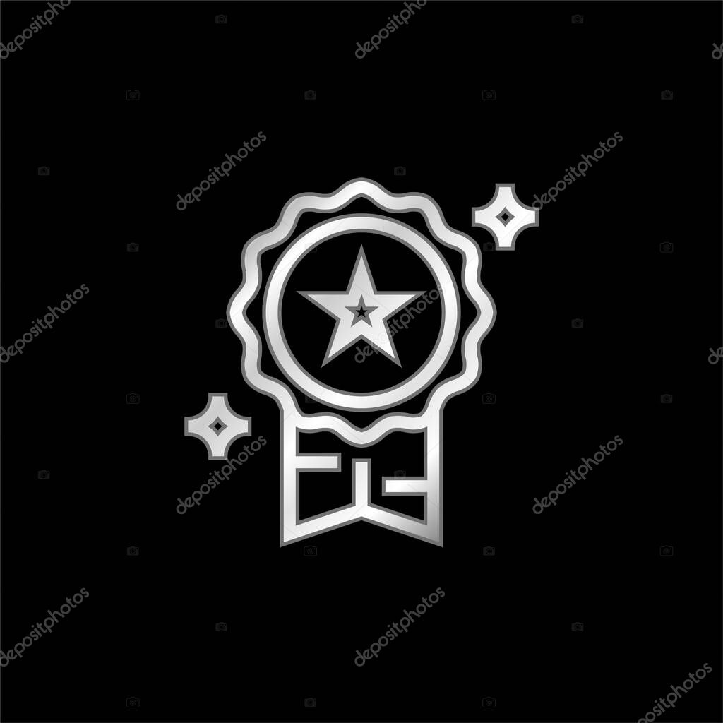 Best silver plated metallic icon