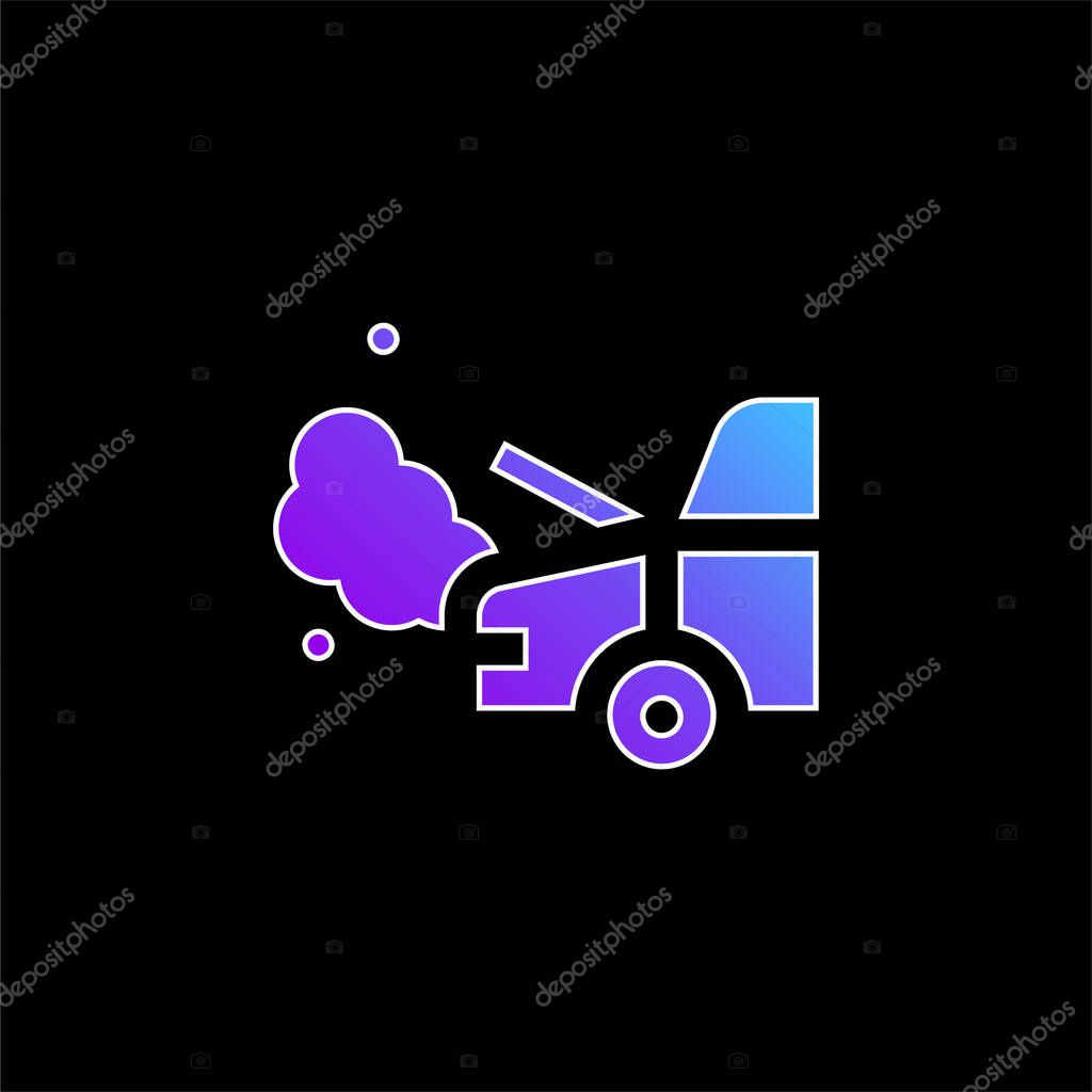 Bonnet blue gradient vector icon
