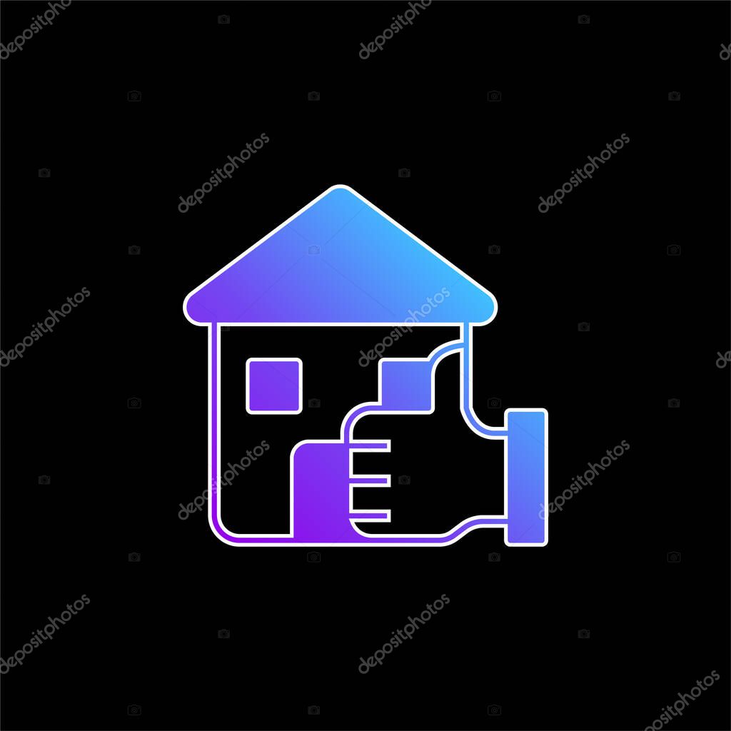 Best Choice blue gradient vector icon