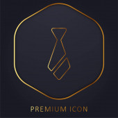 Accessory golden line premium logo or icon