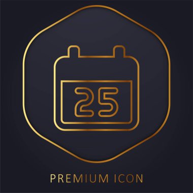 25 Aralık Altın Hat premium logosu veya simgesi