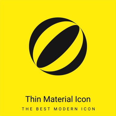 Top en az parlak sarı madde simgesi