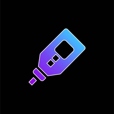 Kan mavisi gradyan vektör simgesi