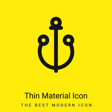 Asgari düzeyde parlak sarı madde simgesi