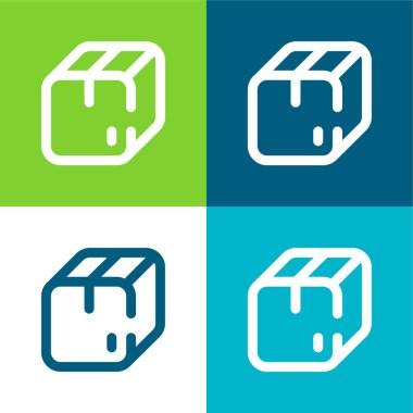 Kutu Düzlüğü 4 renk en küçük simge kümesi