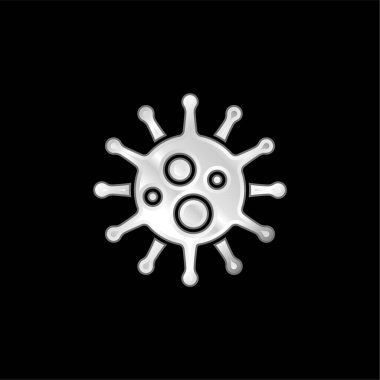 Bakteri gümüş kaplama metalik simge