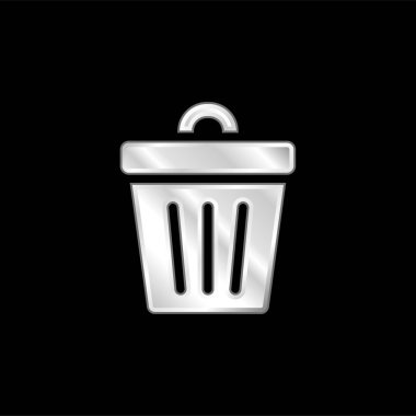 Gümüş kaplama metalik simge