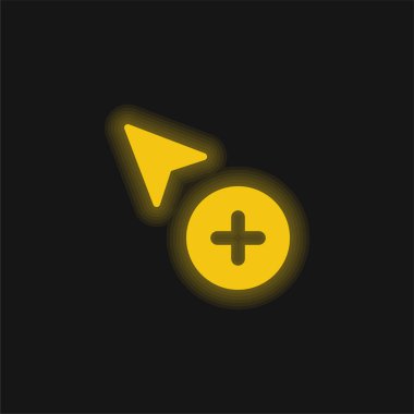 Parlak sarı neon simgesi ekle