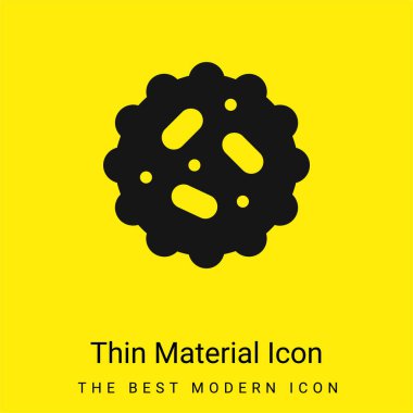 Bakteriler en az parlak sarı madde simgesi