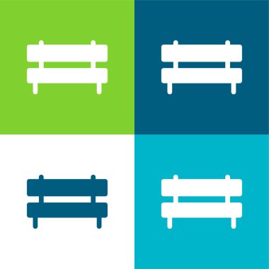 Benç Düz 4 renk en küçük simge kümesi