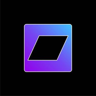 Bandcamp Logosu mavi gradyan vektör simgesi