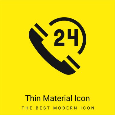 24 Saat Minimum Parlak Sarı Madde simgesi