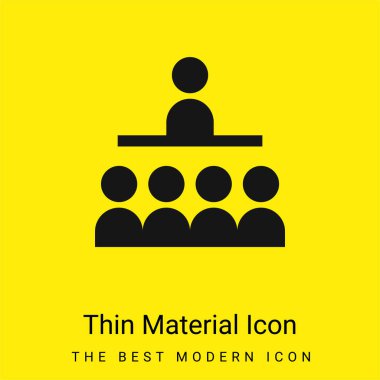 Seyirci en az parlak sarı madde simgesi