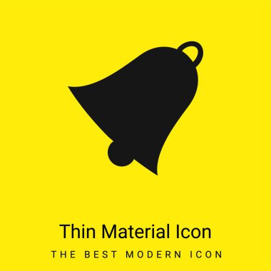 Zil en düşük düzeyde parlak sarı madde simgesi