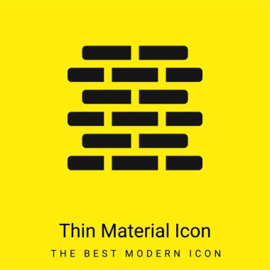 En küçük parlak sarı malzeme simgesini tuğlalar