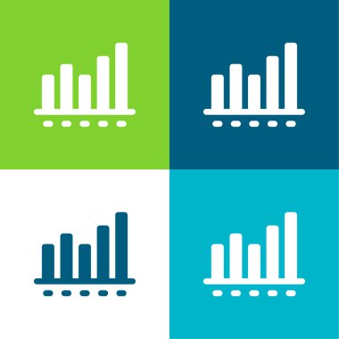 Çubuk Tablosu Düz Renk en az simge kümesi