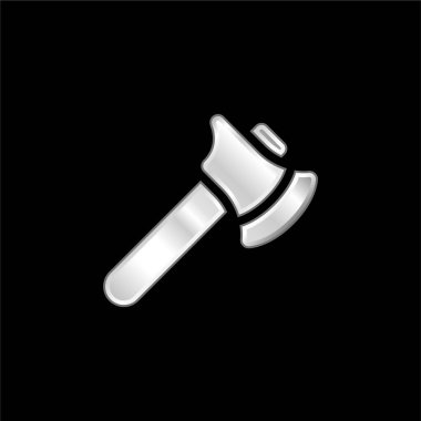 Balta gümüş kaplama metalik simge