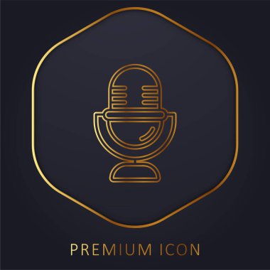 Ses hattı premium logosu veya simgesi