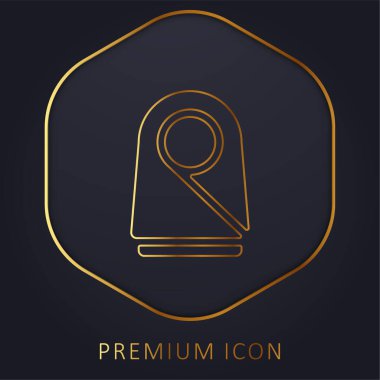 Arap Kadın Altın Hat prim logosu veya simgesi