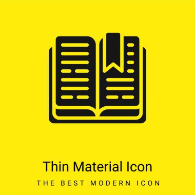 Kitap en az parlak sarı malzeme simgesi