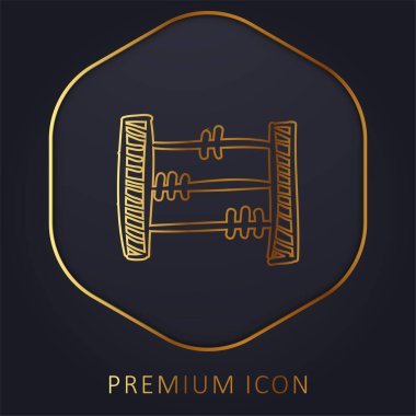 Abaküs Eğitimsel Oyuncak Altın Çizgisi logosu veya simgesi