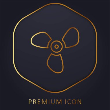 Büyük Pervane Altın Hat prim logosu veya simgesi
