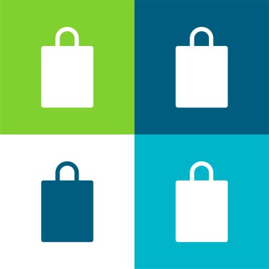 Poşet Düz Renk en az simge seti