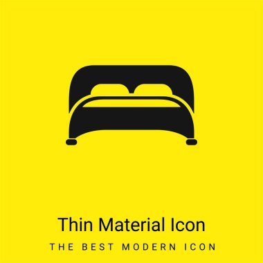İki Yastıklı Yatak Alt Görünüm En az sarı malzeme simgesi