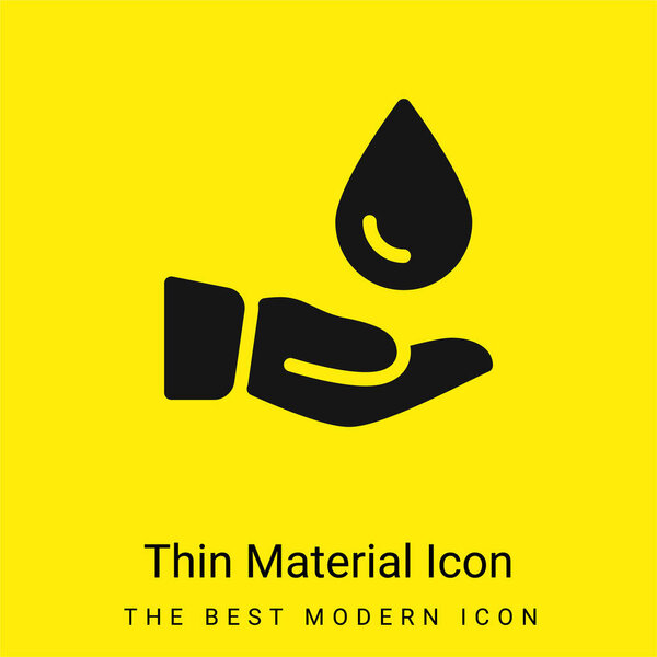 Blood Donation minimum ярко-желтого цвета