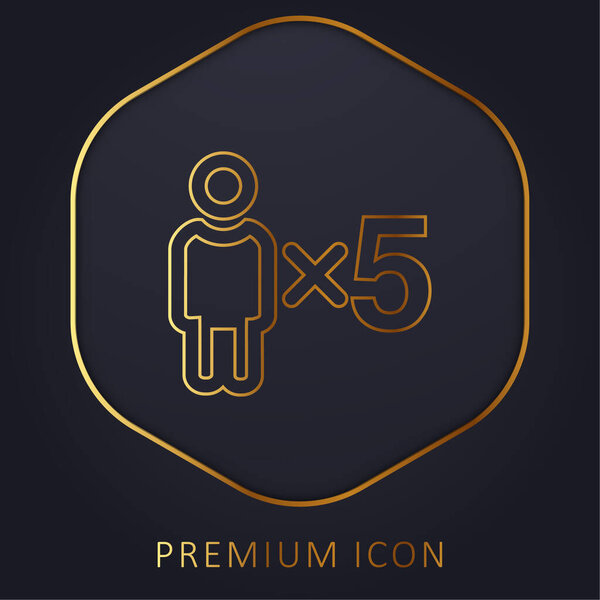 5 персон с логотипом или значком премии "Золотая линия"