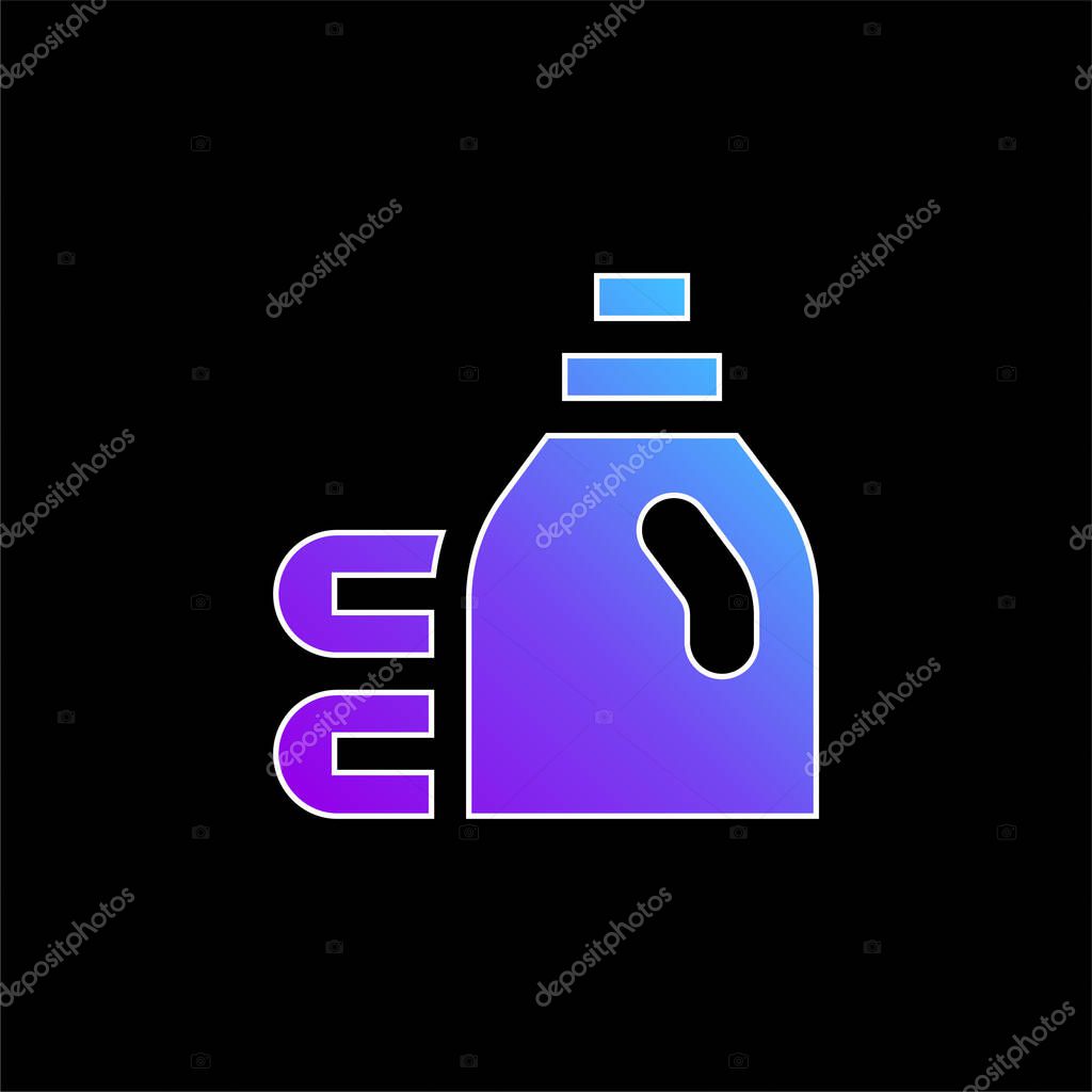 Bleach blue gradient vector icon